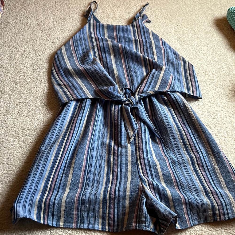 Multi-colored romper, size medium